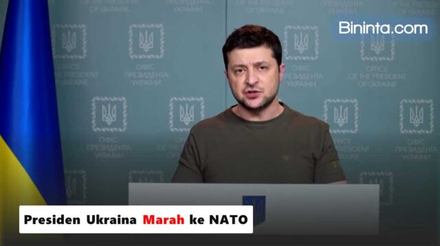 Presiden Ukraina Volodymyr Zelensky marah ke nato